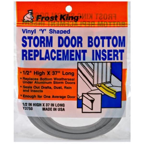 Thermwell Products Thermwell Y3750 37 in. Gray Storm Door Bottom 688390 - main